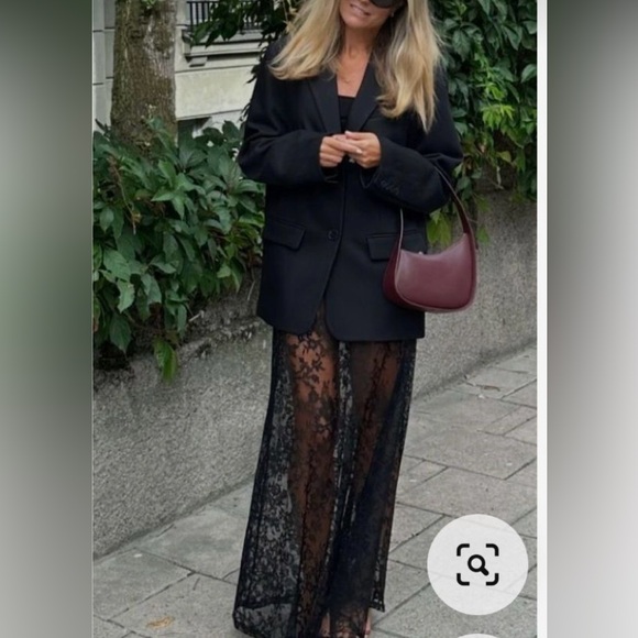 Boom Boom Jeans Black Lace Detail - Picture 1 of 7